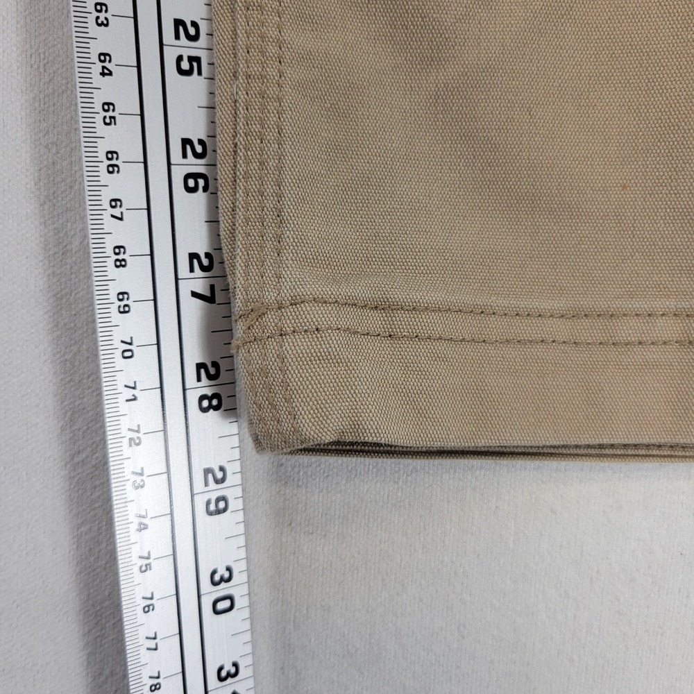 Duluth Trading Co Fire Hose Pants Mens 32x30 Tan Straight Coolmax Canvas Utility - Picture 9 of 11
